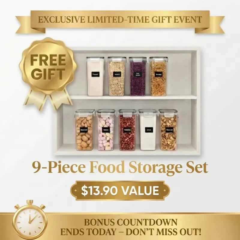 No Assembly Required! 360° Rotating Shelf for Easy Access